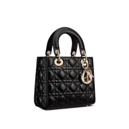 "Dior Lady Princess Small Calfskin Handbag - A Classic and Stylish Icon"